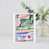 Tomcat Turf, Paul Klee Postkarte (Stehend Vorderseite)