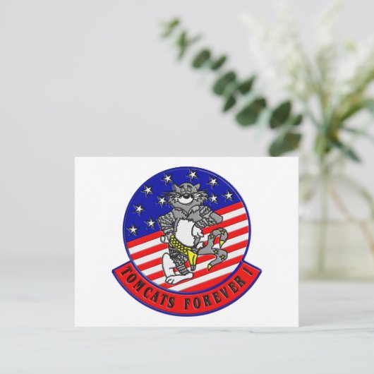 Tomcats Forever - Postkarte (Stehend Vorderseite)