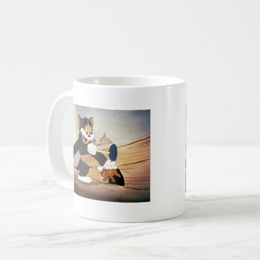 Tome und Jerry Plunger Kaffeetasse (Vorderseite Links)