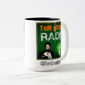 Tomgrüne Radiokaffee-Tasse Zweifarbige Tasse (VorderseiteRechts)