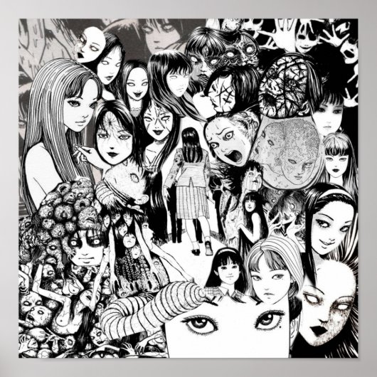 Tomie Collage Poster (Vorne)