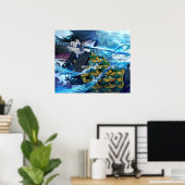 Tomioka giyuu Dämon Poster (Heimbüro)