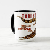 Tomistoma Tasse (Vorderseite Links)