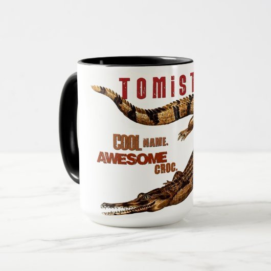 Tomistoma Tasse (Vorderseite Links)