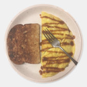 @tomlette-Aufkleber Runder Aufkleber (Vorderseite)