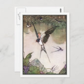 Tommelise by William Heath Robinson Postkarte (Vorne/Hinten)