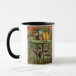 Tommelise sehr trostlos auf dem Wasserlilienblatt, Tasse