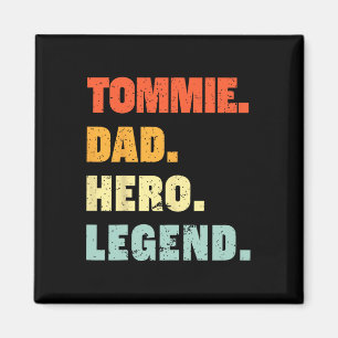 Tommie Dad Held Legende Personalisierter Benutzern Magnet