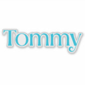 Tommy Aufkleber (Vorderseite)