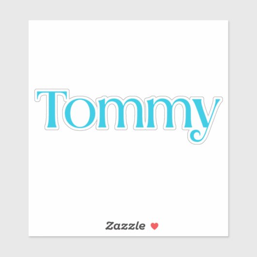 Tommy Aufkleber (Blatt)