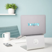 Tommy Aufkleber (Laptop auf Schreibtisch)