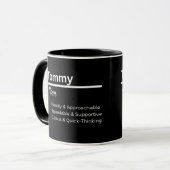 Tommy Boy Name Definition Personalisierter Becher Tasse (Vorderseite Links)