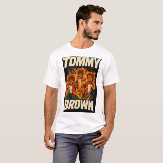 Tommy Brown side A T-Shirt (Vorne ganz)