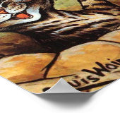 Tommy Catkins Louis Wain Poster (Ecke)