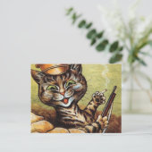 Tommy Catkins Louis Wain Postkarte (Stehend Vorderseite)