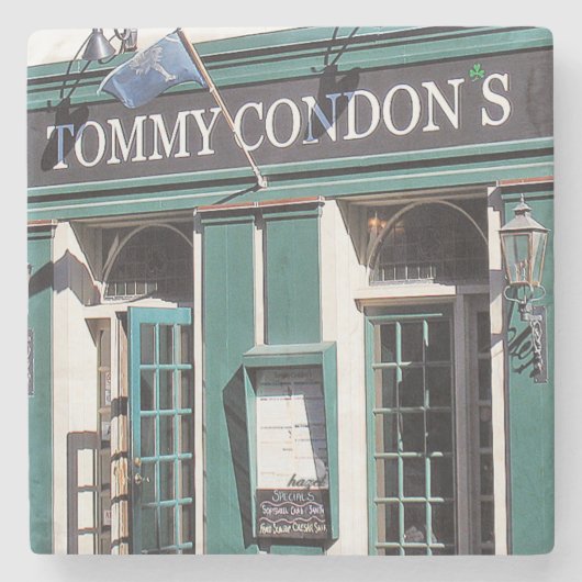 Tommy Condon's Irish Pub Charleston, SC. Untersetz Steinuntersetzer (Vorderseite)