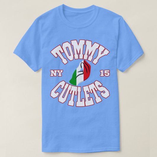 Tommy Cutlets 15 Italienische Hand Italienische Fl T-Shirt (Design vorne)