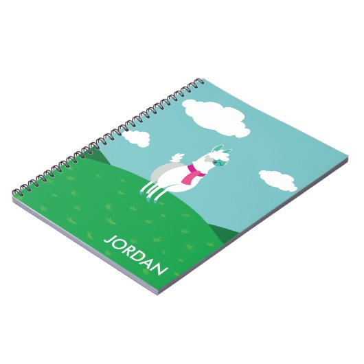 Tommy das Lama Notizblock (Linke Seite)