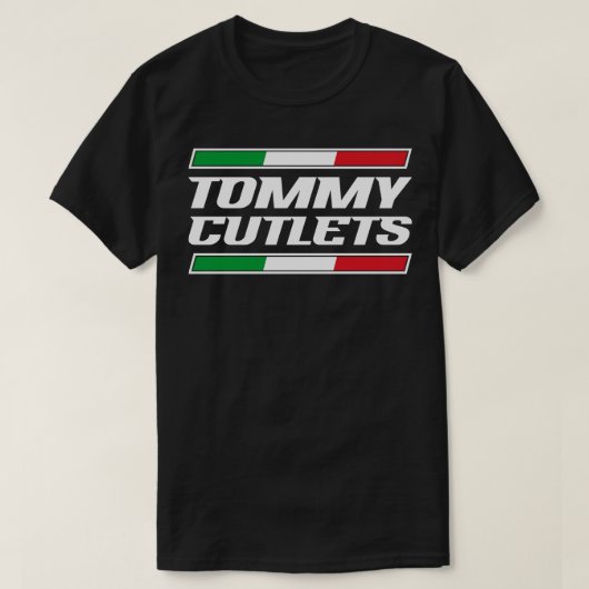 Tommy DeVito bekannt als Tommy Cutlets v14 T-Shirt (Design vorne)