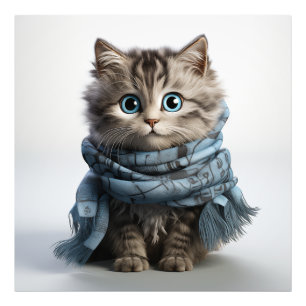 Tommy, die fließendste Tabby-Katze Fotodruck