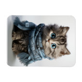 Tommy, die fließendste Tabby-Katze Magnet (Horizontal)