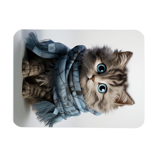 Tommy, die fließendste Tabby-Katze Magnet (Horizontal)