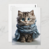 Tommy, die fließendste Tabby-Katze Postkarte (Vorne/Hinten)