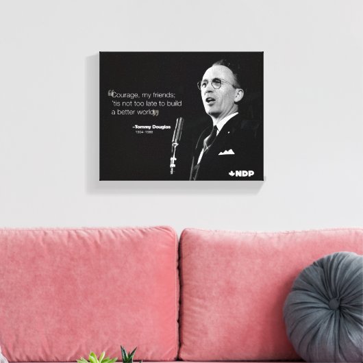 Tommy Douglas Leinwand (Insitu (Wohnzimmer))