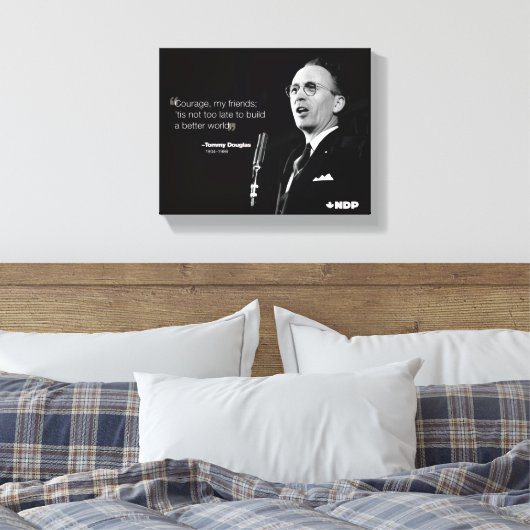 Tommy Douglas Leinwand (Insitu (Schlafzimmer))