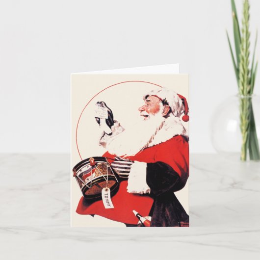 Tommy Drum Feiertagskarte (Vorderseite)