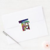 Tommy G Stickers! Quadratischer Aufkleber (Umschlag)