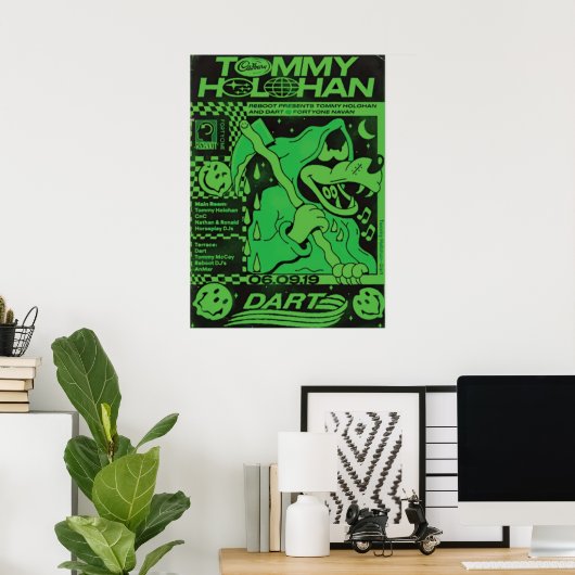 Tommy Holohan Rave Poster (Heimbüro)