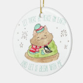 Tommy Lasse Friedensverzierung Keramik Ornament (Links)