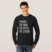 TOMMY Man Myth Legend Shirt Geschenke für Mens Fun (Vorne ganz)