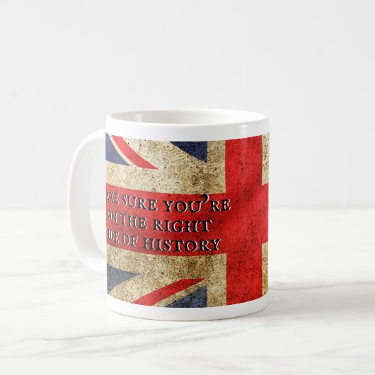 Tommy Robinson - Tasse rechts (+Flag) (Vorderseite Links)