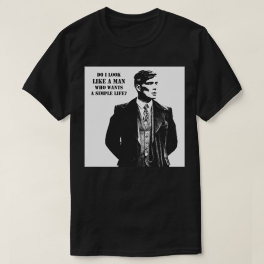 Tommy Shelby Canvas Print T-Shirt (Design vorne)