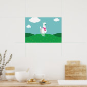 Tommy the Llama Poster (Küche)