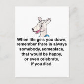 Tommy The Tschreckble Kangaroo 1 Postkarte (Vorderseite)