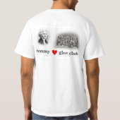 tommyheartgleeclub.com T-Shirt (Rückseite)