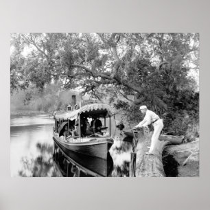 Tomoka Fluss, Florida, 1880 Poster