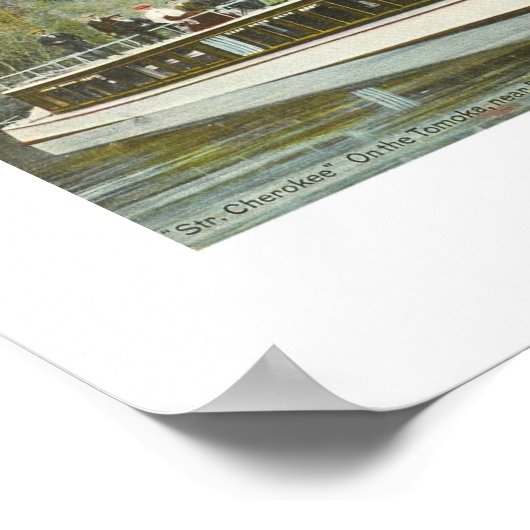 Tomoke River, Ormond, FL - 1910 Poster (Ecke)