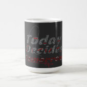 Tomorrow Begins Today Typografie Kaffeetasse (Mittel)