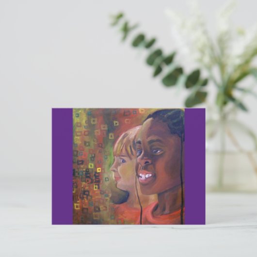 Tomorrow Postcard Postkarte (Stehend Vorderseite)