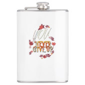 Tomorrow Will Be Better Flachmann (Vorderseite)