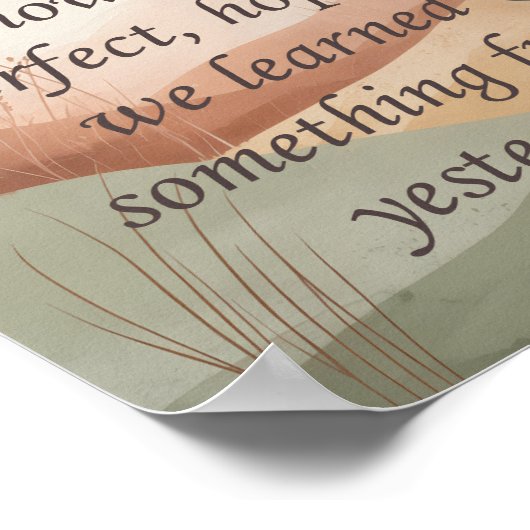 Tomorrows Poster (Ecke)