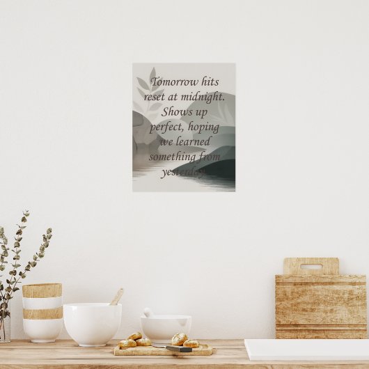 Tomorrows  poster (Küche)