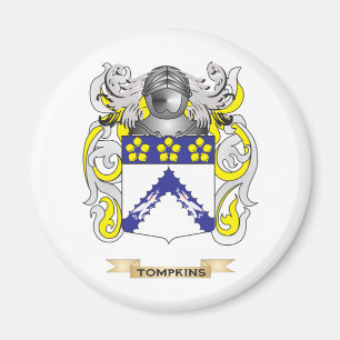 Tompkins Familienwappen (Wappen) Magnet