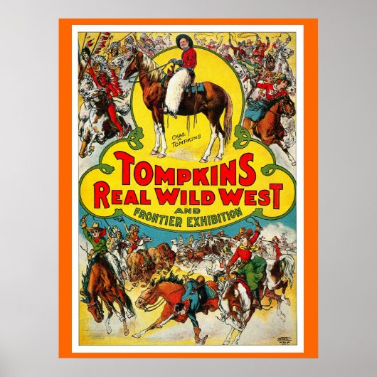 Tompkins' WILD WEST - Poster (Vorne)