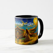 Toms Morgenkaffee Personalisiert anpassbar Tasse (VorderseiteRechts)