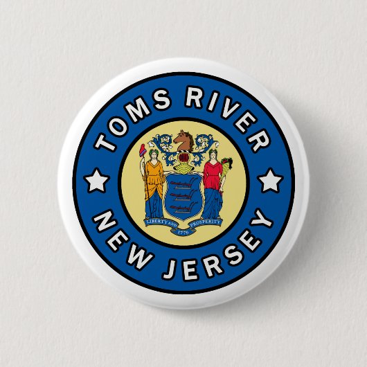Toms River New Jersey Button (Vorderseite)
